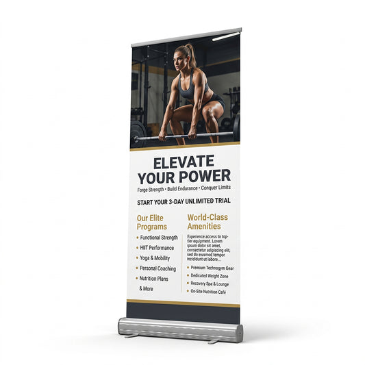 Retractable Banner with Stand