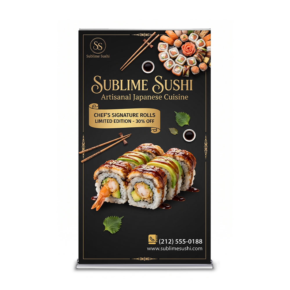 Silverstep 48 Inch Retractable Banner Stand