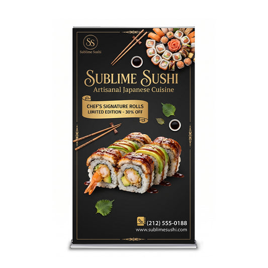 Silverstep 48 Inch Retractable Banner Stand