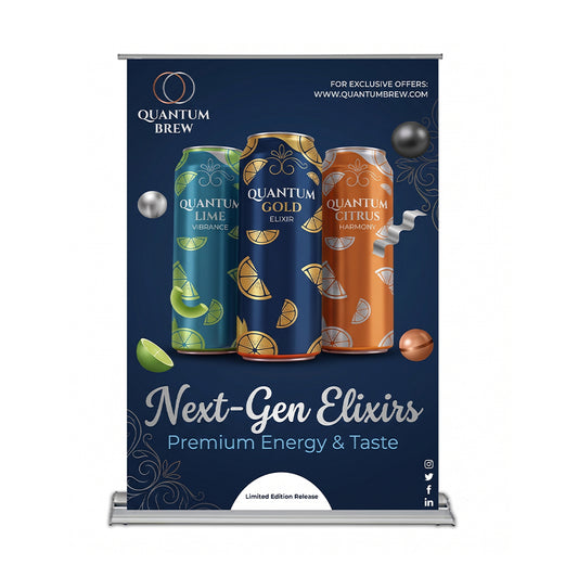 Silverstep 60 Inch Retractable Banner Stand