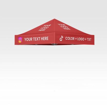 10x10 Custom Canopy Tent Package