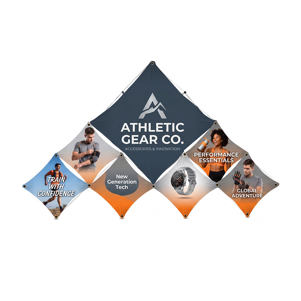Triangular Large Micro GeoMetrix Table Top Display