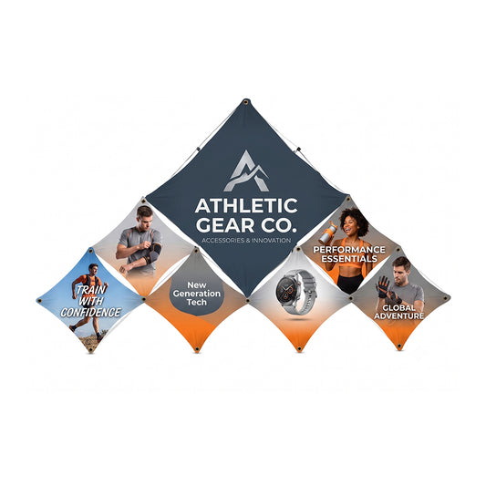 Triangular Large Micro GeoMetrix Table Top Display
