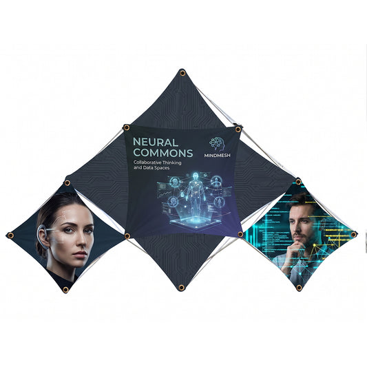 Triangular Middle Micro GeoMetrix Table Top Display