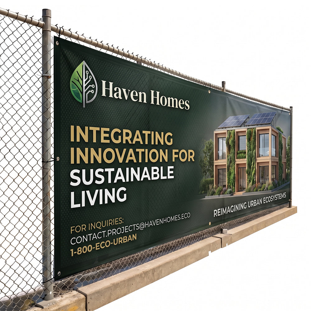 Vinyl Mesh Fence Banners