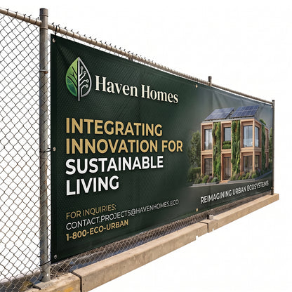 Vinyl Mesh Fence Banners
