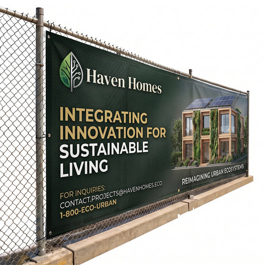 Vinyl Mesh Fence Banners