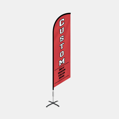 Custom Angled Advertising Flag
