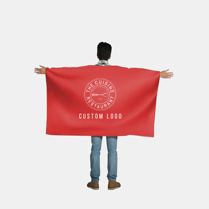Argentina Flag Body Cape with Sleeves