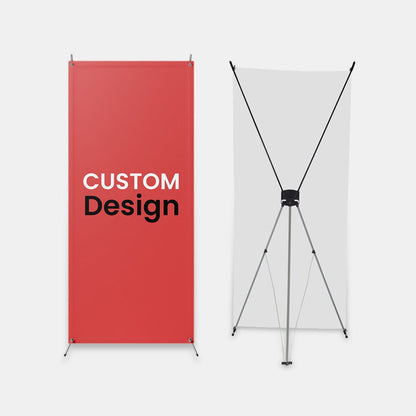 Custom X Stand Banner Display