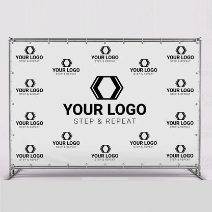 Custom Step and Repeat Backdrop with Stand