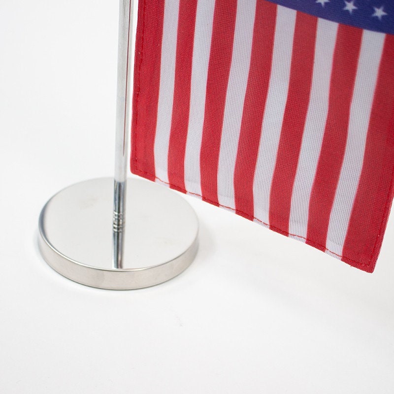 Custom Desk Flag with Base