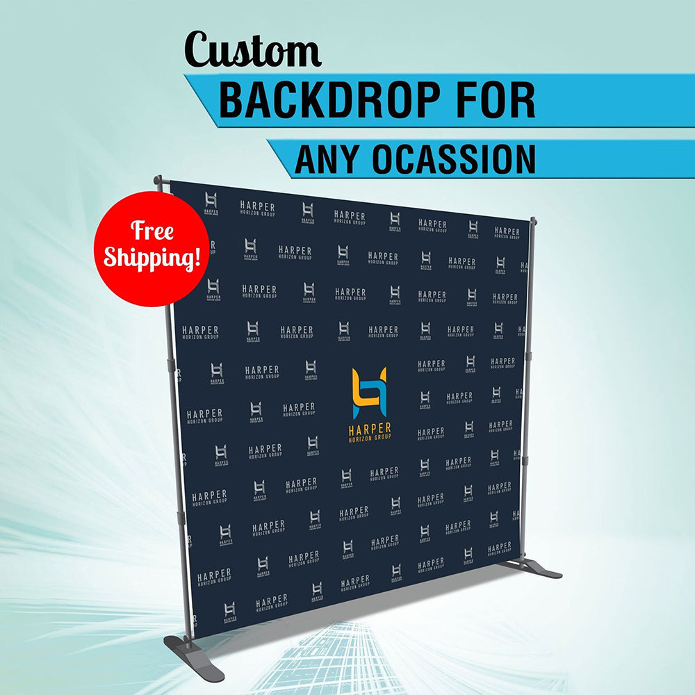 Custom Step and Repeat Backdrop (Fabric Only)